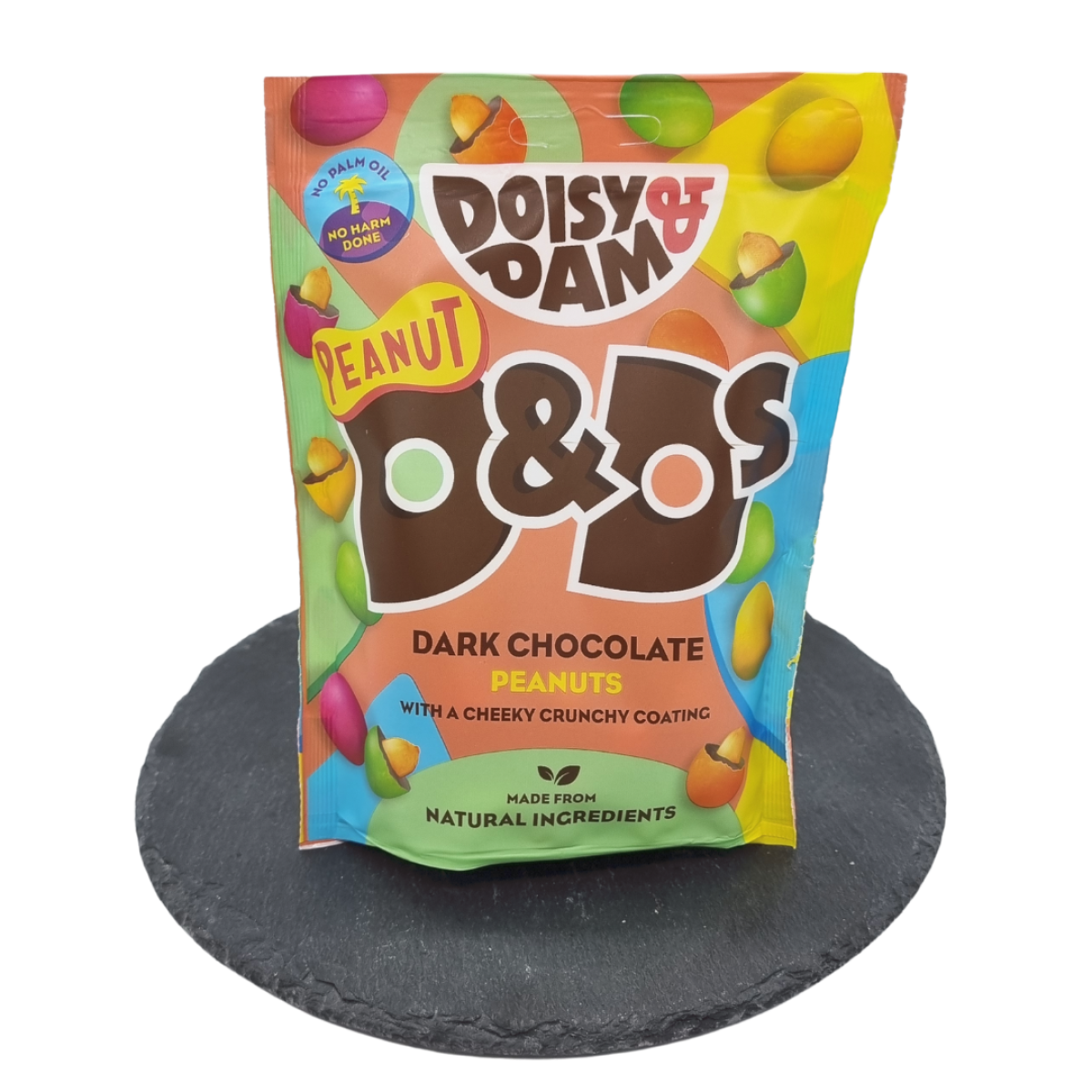 DOISY & DAM Dunkle Schokoladen Peanuts Drops 80g